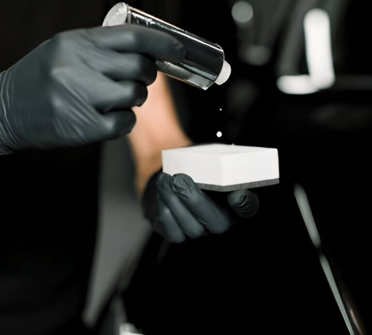 Applying ceramic coating product